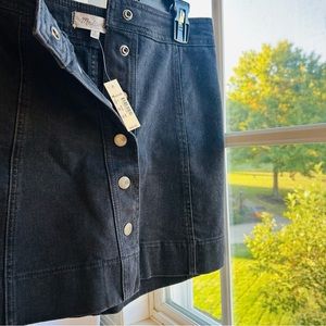 Madewell - Black Denim Skirt - SIZE 6